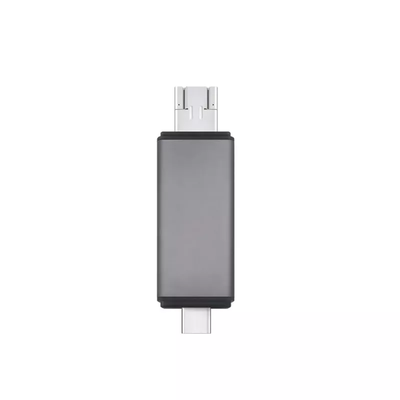 Leitor de cartões SD 3-em-1, USB-C + USB-A 2.0 + Micro-USB