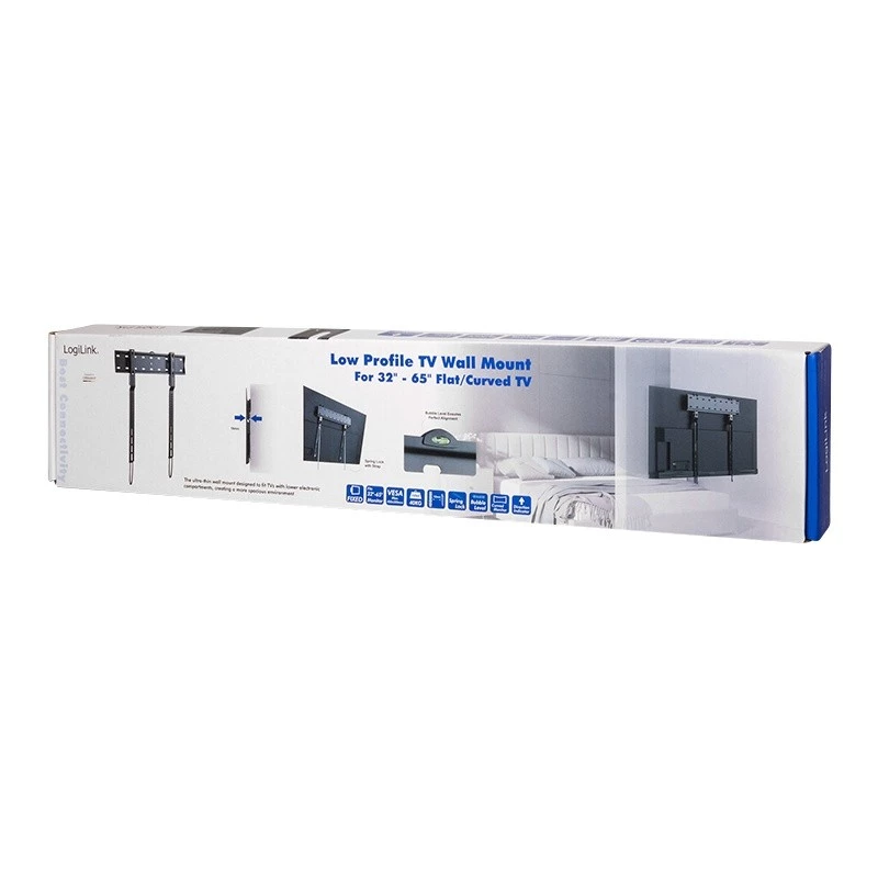 Suporte de parede para TV, 32-65 polegadas, fixo, máx. 40 kg