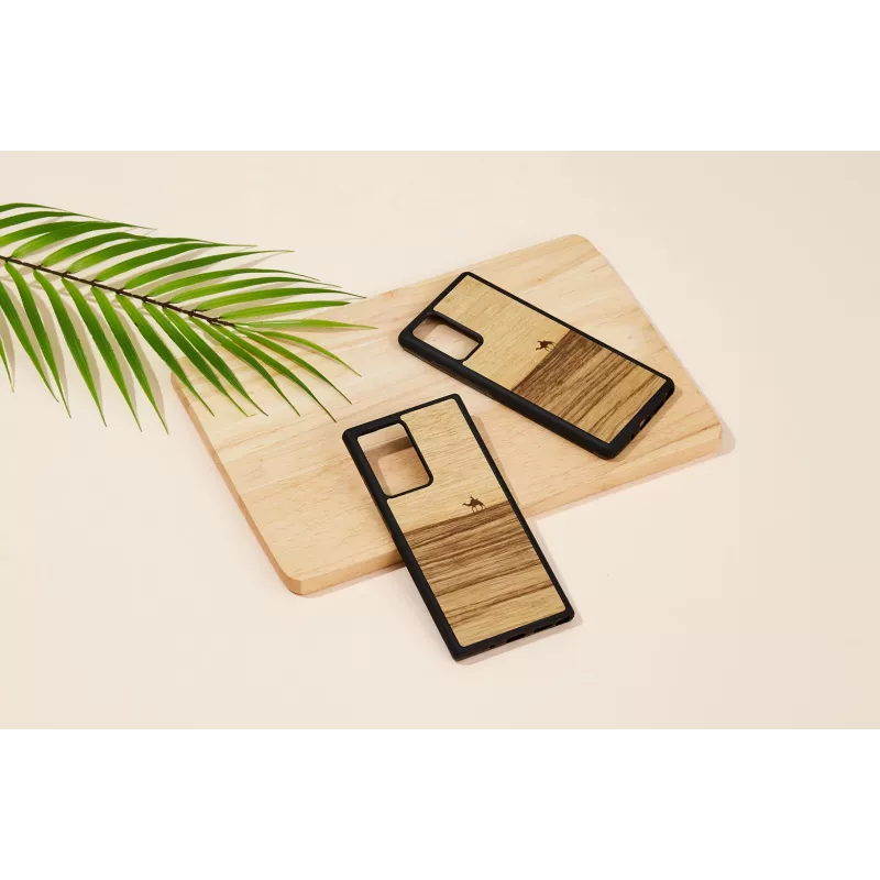 Capa protetora Man and Wood Galaxy Note 20 — terra preto