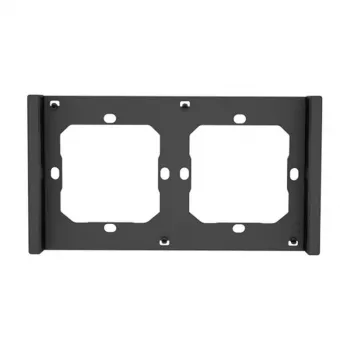 Moldura para interruptor M5 80 dupla 2 canais SONOFF M5-2C-80-F (grafite/preto)