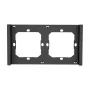 Moldura para interruptor M5 80 dupla 2 canais SONOFF M5-2C-80-F (grafite/preto)