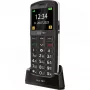 Bea-fon SL260 Silver Line telemóvel básico, 2,2 polegadas, 176 x 220, microSD, preto/prateado