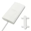 Qoltec 57013 antena omnidirecional 4G LTE de interior, 2x SMA, 0,6-2,7 GHz, 30 dBi, polarização vertical, 50 Ω, ABS branco