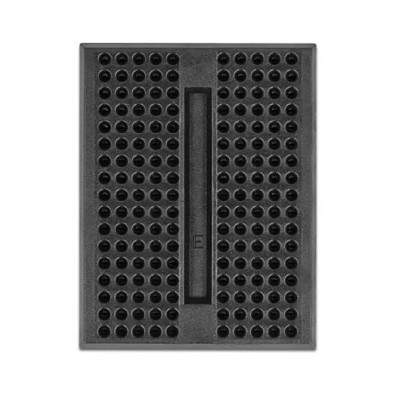 Breadboard DELOCK 18317 — placa de prototipagem de plástico, sem soldadura, 36×46×10 mm, preto