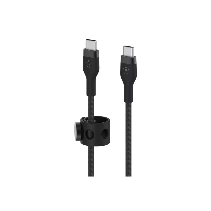 Cabo USB Belkin BOOSTCHARGE PRO Flex 3 m USB 2.0 USB C Preto (CAB011BT3MBK)