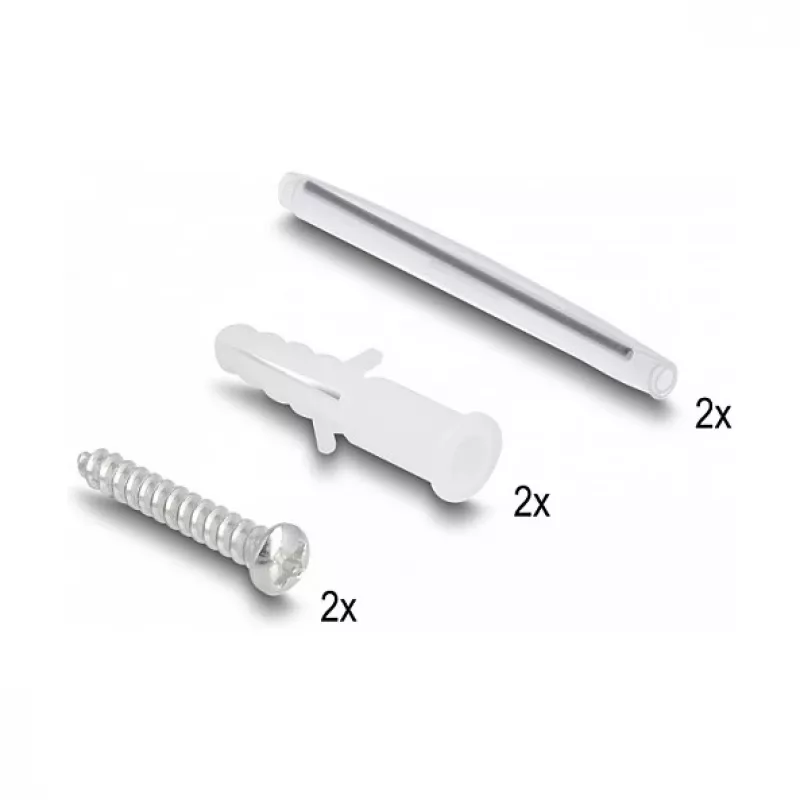 Tomada de fibra ótica DeLOCK 2 x SC Simplex LC Duplex branco