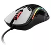Rato gaming Glorious Model D - Preto, brilhante + tapete de rato - XL