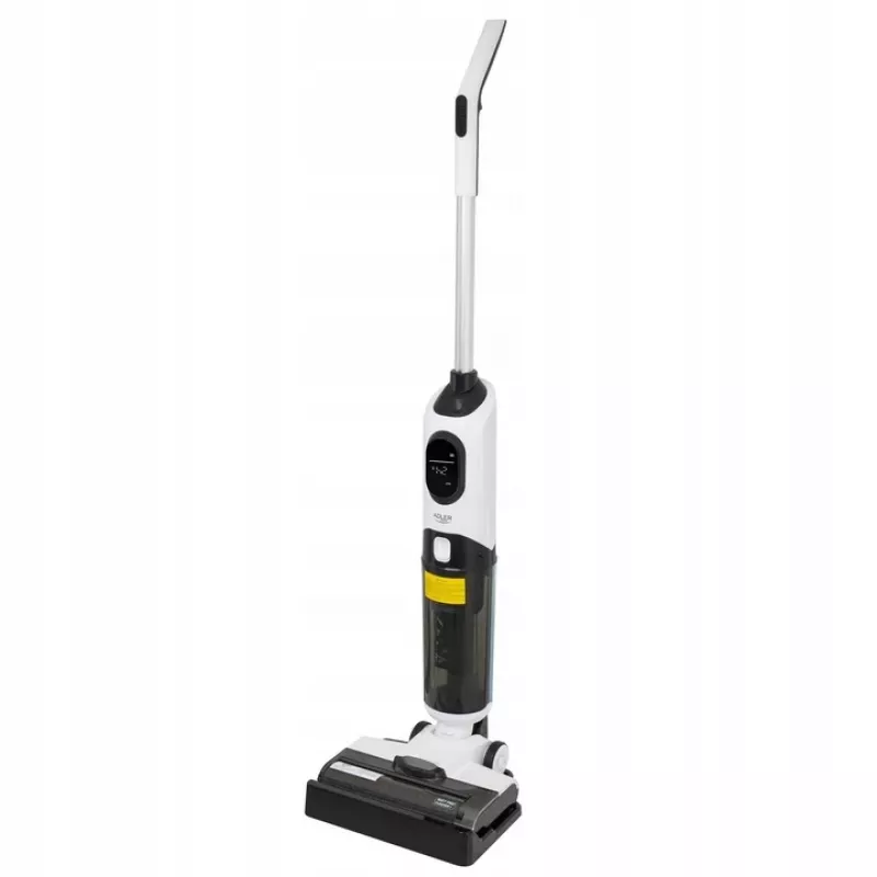 Aspirador Adler | AD 7077 | bateria | vertical | função de lavagem | 120 W | 14,8 V | duração (máx.) 27 min | branco/preto