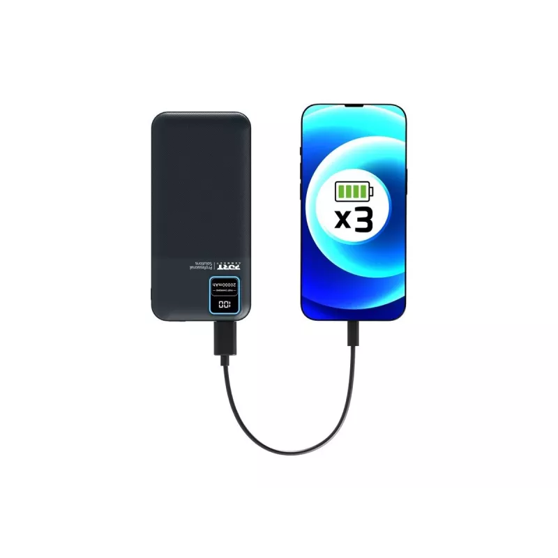 Powerbank portátil Port Designs 907002 20000 mAh carregamento rápido