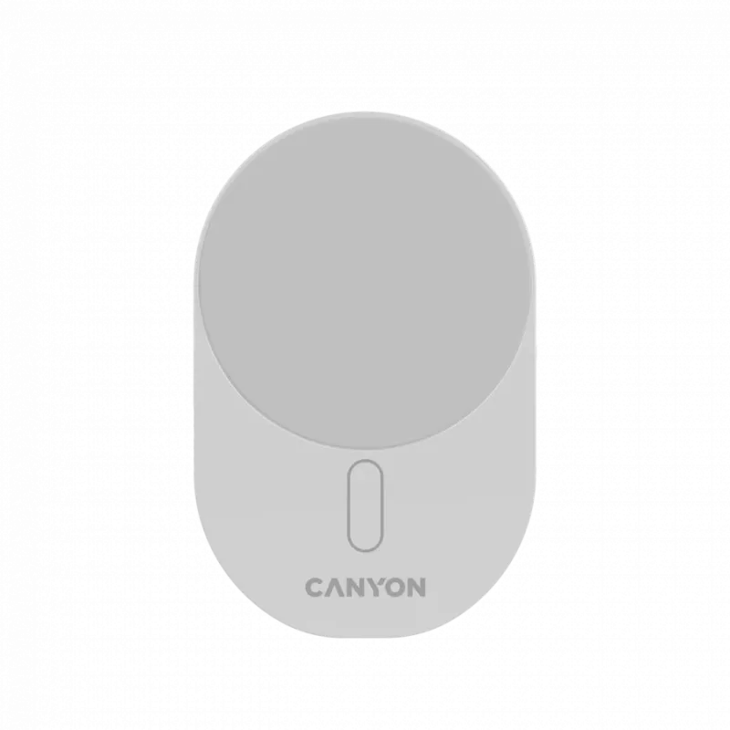 Carregador de automóvel CANYON OnGrip 105 15W Qi2 sem fios branco