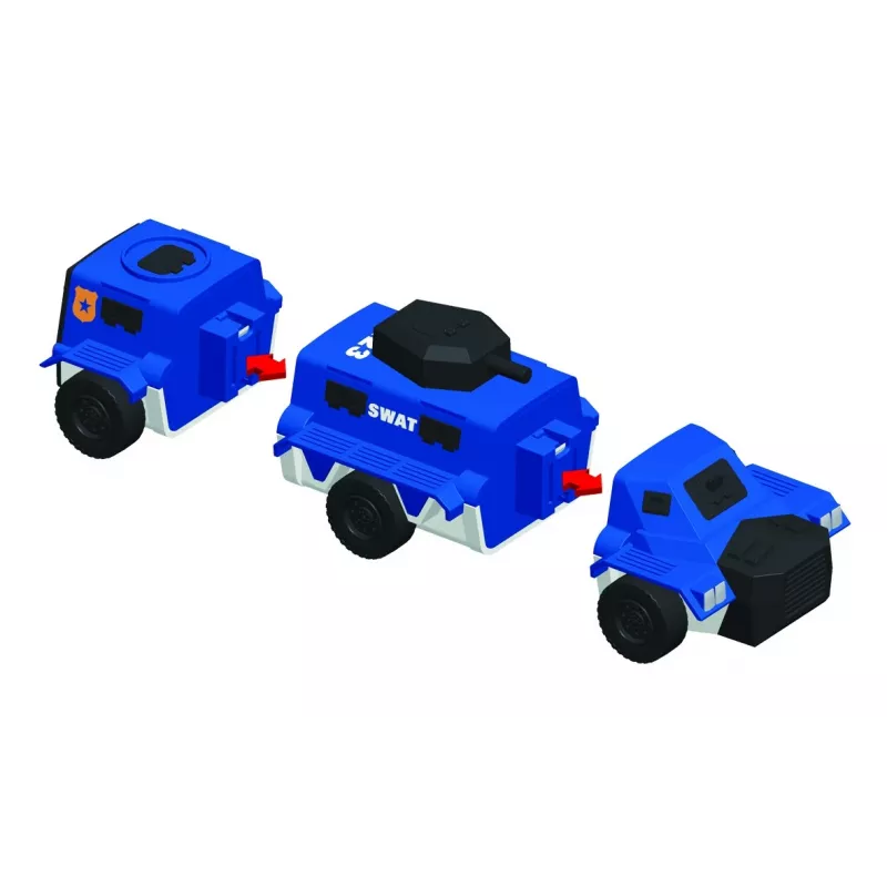 Conjunto de veículos Popular Playthings Mix or Match Vehicles Police