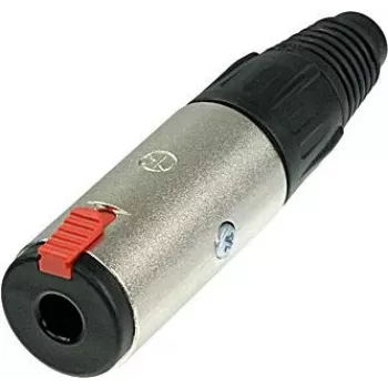 Neutrik NTR-NJ3FC6 - -25 - 70 °C - preto - vermelho - prateado - EIA RS 453 - IEC 60603-11 - IEC 68-2-20 (NJ3FC6)