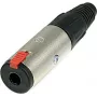 Neutrik NTR-NJ3FC6 - -25 - 70 °C - preto - vermelho - prateado - EIA RS 453 - IEC 60603-11 - IEC 68-2-20 (NJ3FC6)
