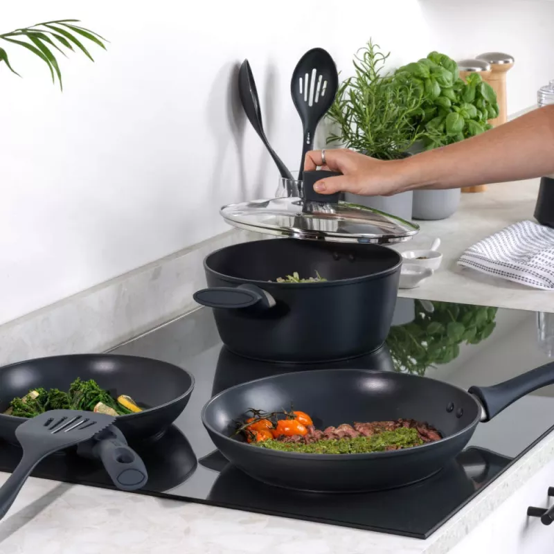 Panela Salter BW12270EU7 24 cm aço inoxidável, adequada a indução, redonda
