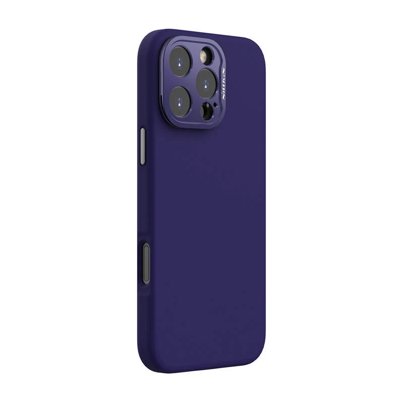 Capa magnética Nillkin LensWing para iPhone 16 Pro Max – roxo, fixação magnética, recortes precisos