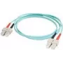 Cabo duplex de fibra ótica FISCHER C2G 10Gb 50/125 OM3 PVC 10Gb/s 50/125µm OM3 duplex