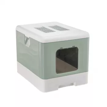 FERPLAST Sahara Green - caixa de areia para gatos - 52 x 39 x 40cm