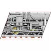 Blocos de construção COBI locomotiva de guerra série 52 2476 peças