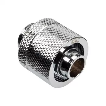 Conector Alphacool Eiszapfen reto G1/4 polegadas macho para 16/10mm - prateado cromado