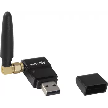 Transceptor DMX sem fios EUROLITE QuickDMX 70064704 USB para controlo de luz sem fios