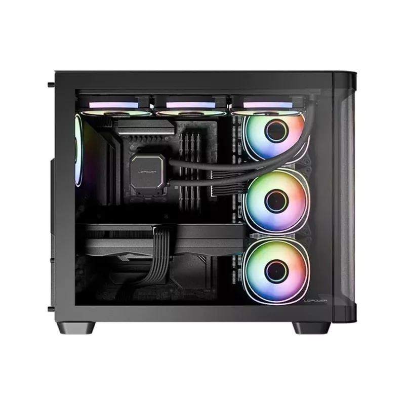 Caixa de computador LC-Power LC-8001B-ON Midi Tower Preto
