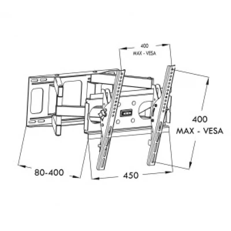 Suporte de parede para TV ART RAMT AR-51
