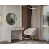 Tampo de secretária e shop MARINA 2S fino KASZMIR — secretária compacta com 2 gavetas, perfil estreito