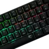 Teclado mecânico White Shark Shinobi-2 preto layout US com switches castanhos