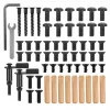 Divisória / organizador de secretária Ergo Office, carga máx. 10 kg, quadro branco, largura 1116 mm, preto, ER-301 B
