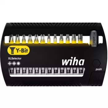 WIHA 41834 - Conjunto de bits XLSelector, 13 peças mistas, 50 mm, bit Y (41834)