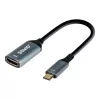 Savio adaptador USB-C (M) HDMI (f), 4K, 60Hz, alumínio, AK-78