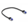 Cabo de rede DeLOCK RJ45 Cat.6A S/FTP fino 0.25m preto
