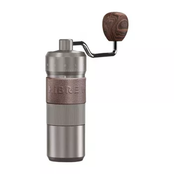 Moinho de café manual HiBREW G4B com moagem ajustável, moinho de rebarbas cónico manual