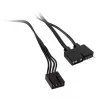 Kit de ventoinhas Lamptron Icecloud+ ARGB 120 Triple PWM, transparente, LAMP-ABAR103