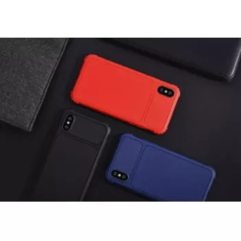 Capa resistente a choques Devia Shark1 para iPhone XS Max (6,5) – vermelho