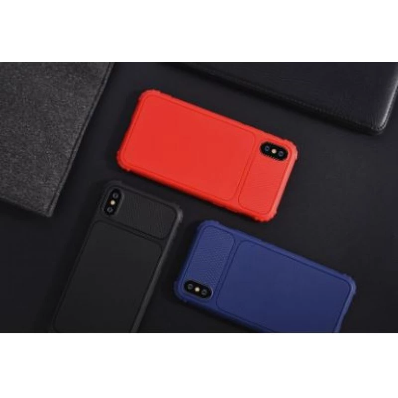 Capa resistente a choques Devia Shark1 para iPhone XS Max (6,5) – vermelho