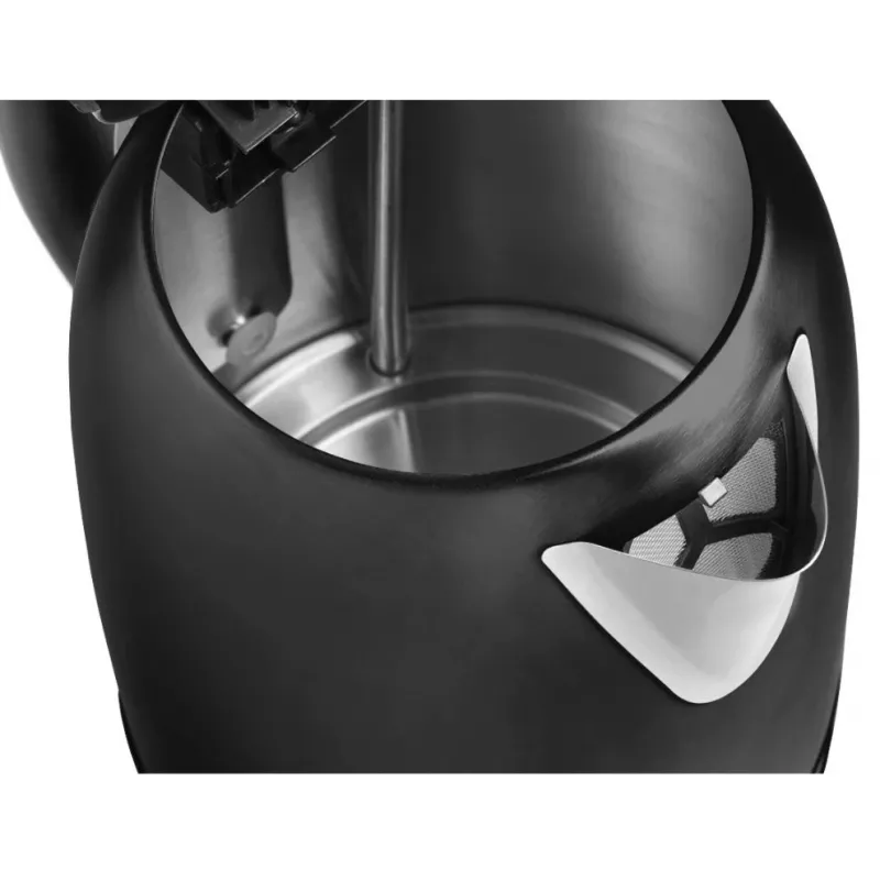 Chaleira elétrica Concept Solution RK3245 — 1,7 l, 2200 W, aço inoxidável, preto