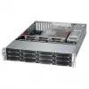 Caixa de servidor Supermicro SC826BE1C4-R1K23LPB Rack preto