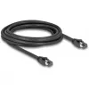 Cabo de rede DeLOCK RJ45 Cat.8.1 S/FTP 3 m 40 Gbit/s preto