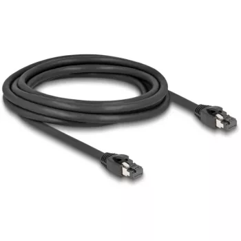 Cabo de rede DeLOCK RJ45 Cat.8.1 S/FTP 3 m 40 Gbit/s preto