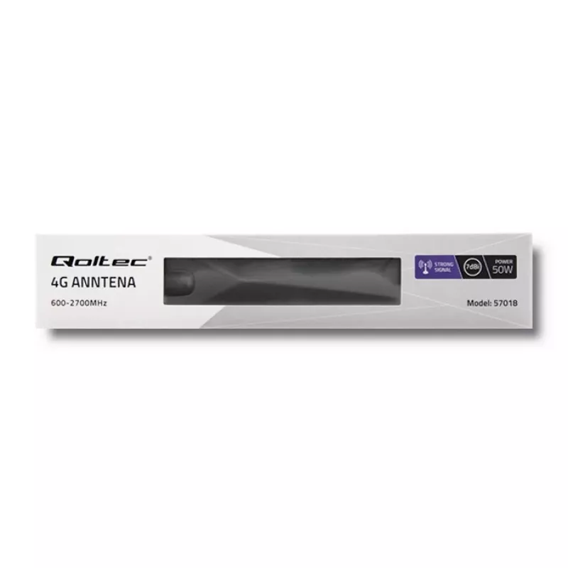 Antena 4G LTE Qoltec 57018 omnidirecional | 7dBi | interior