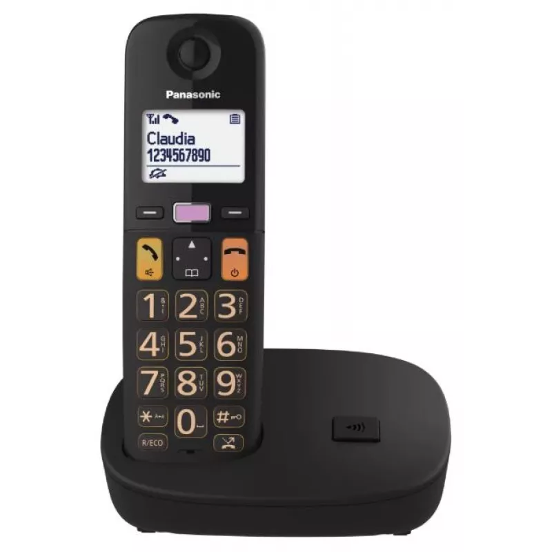 Telefone sem fios Panasonic KX-TGU110FXB com tecnologia DECT