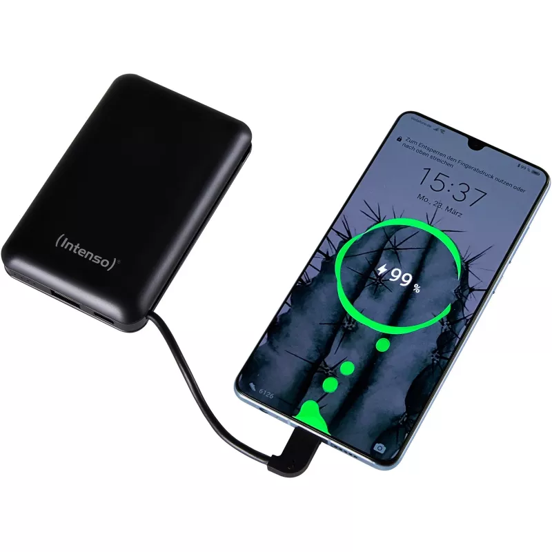POWER BANK USB 10000MAH/PRETO XC10000 INTENSO