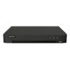DVR Hikvision Pro Series 8 canais 5 MP 1U H.265 AcuSense, 8 entradas, Gigabit Ethernet, disco 12 TB, 12 V, 24 W