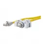 METZ CONNECT BTR E-DAT Industry IP67 V6 - Cabo patch - RJ-45 (M) - RJ-45 (M) - 1,0m - Blindado - CAT 6 - Amarelo (141N113K10010)