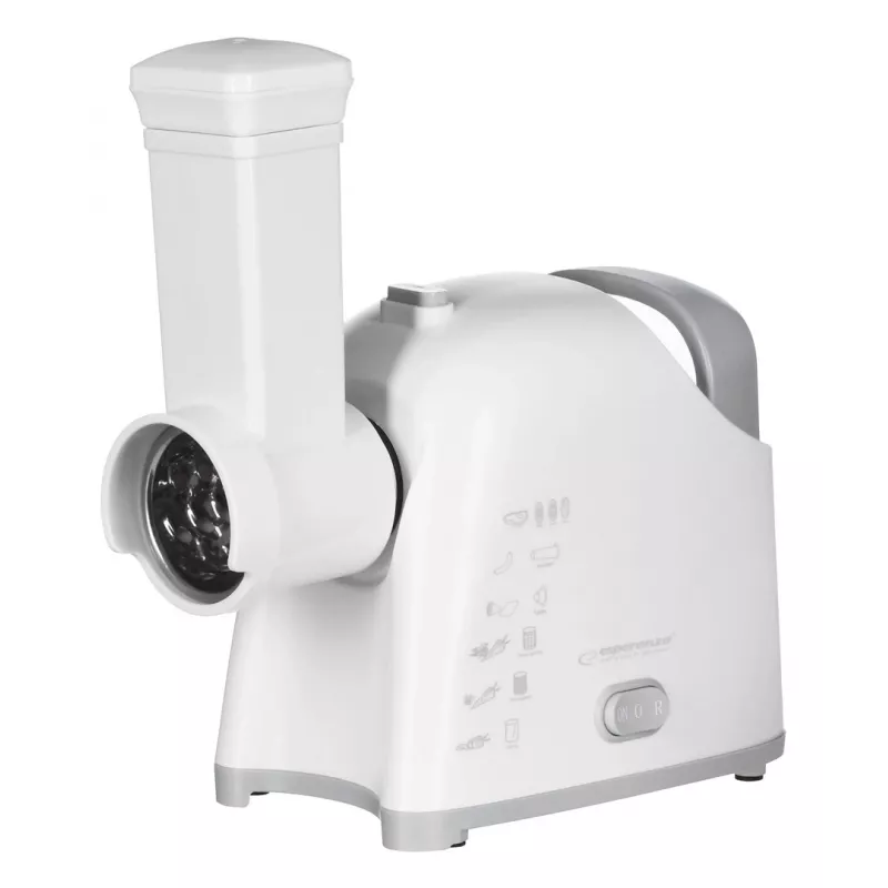 Picadora de carne ESPERANZA EKM033, 2200 W, branco, lâmina de aço inoxidável, marcha atrás, acessório para salsichas, acessório kebbe