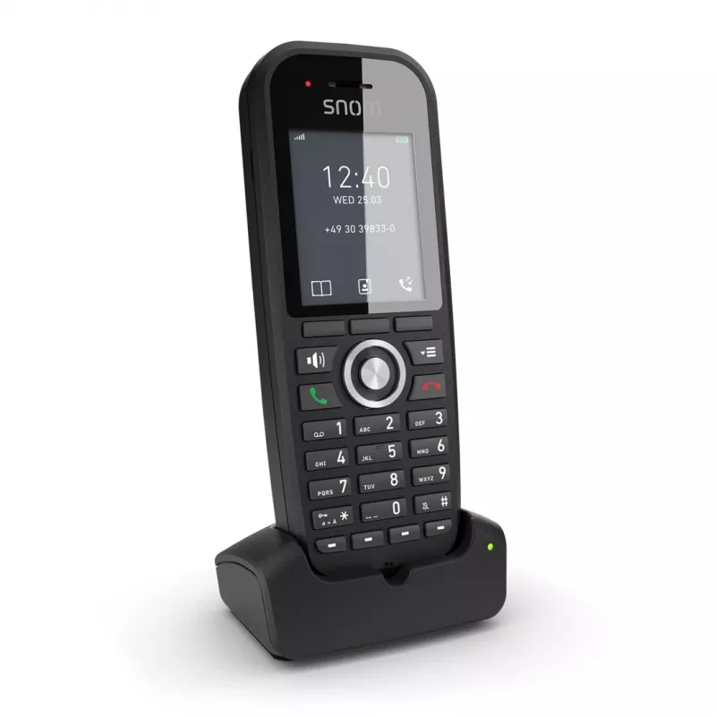 Telefone DECT Snom M30 IP DECT Handset terminal sem fios preto
