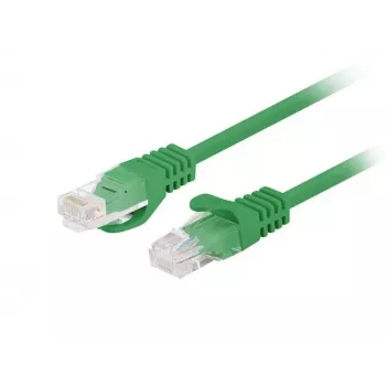 Cabo patch Lanberg Cat.6 UTP 1 m verde aprovado Fluke, pack de 10