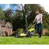Corta-relvas Ryobi RLM18X33B40 empurrar a bateria preto, verde