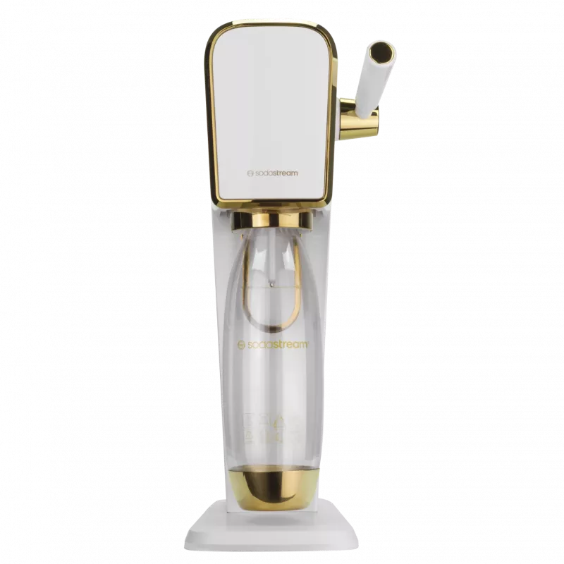 SodaStream Carbonator dourado branco 1L plástico capacidade 60L